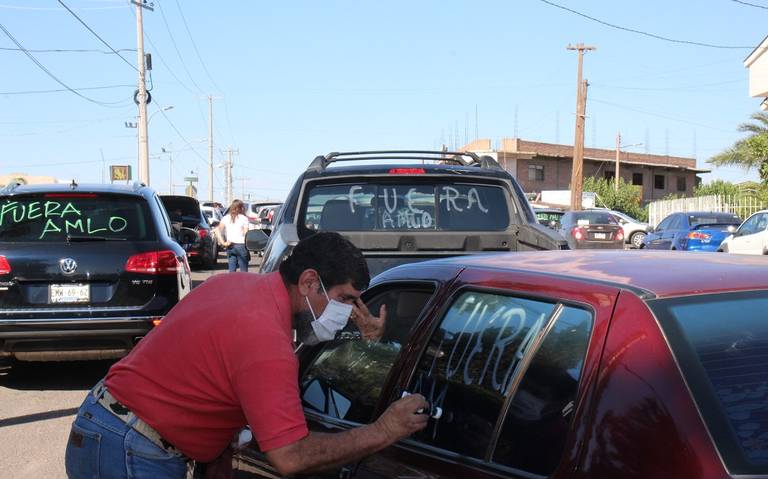 Regi n agr cola de Delicias se unen a la caravana contra AMLO